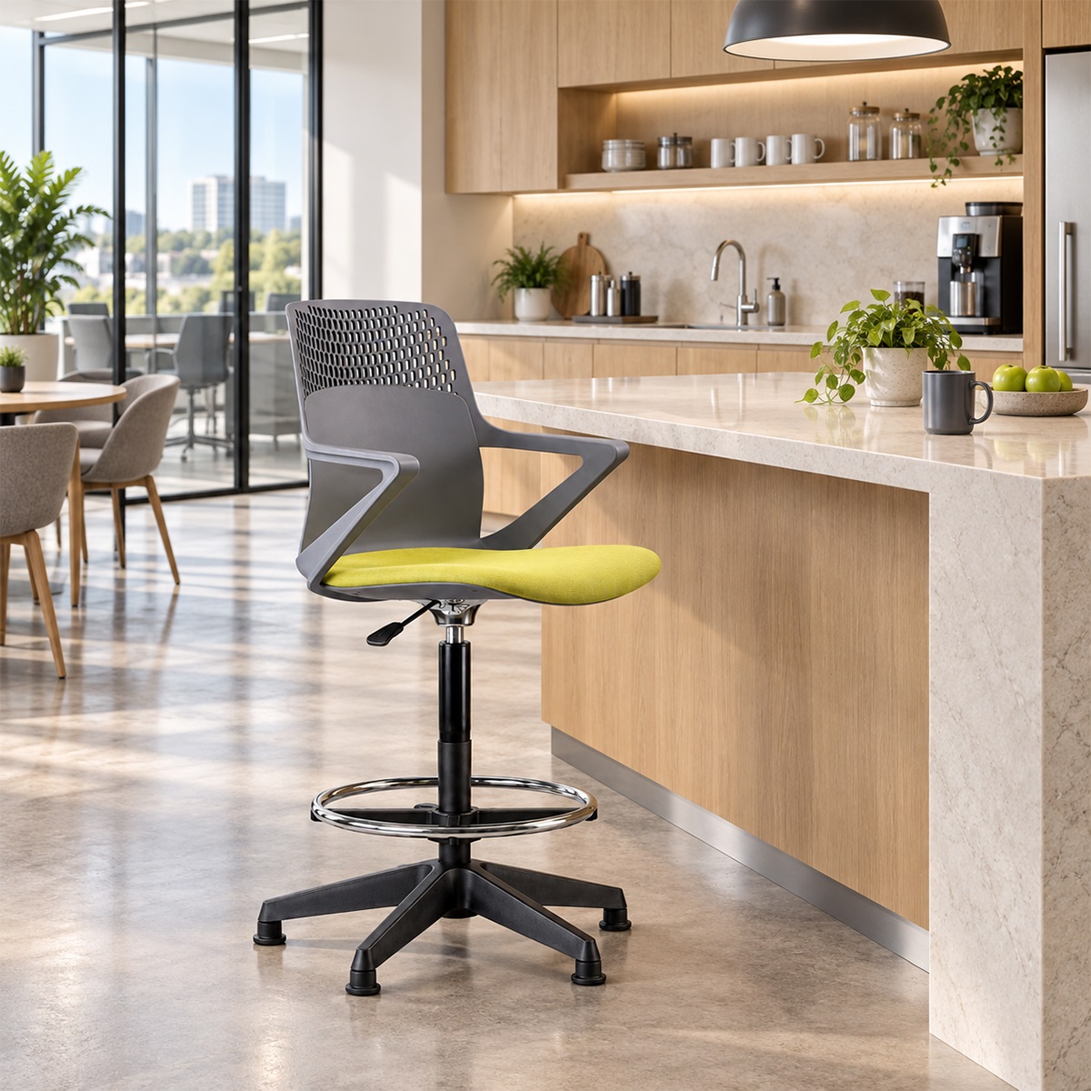 Ghế Quầy Bar Xoay Cao Cấp RPB-WC1257