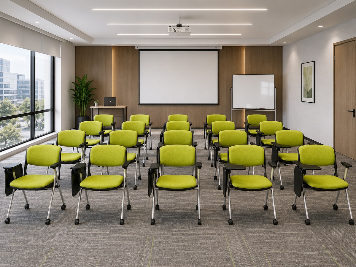 Ghế Training Gấp Gọn Có Bàn Viết
