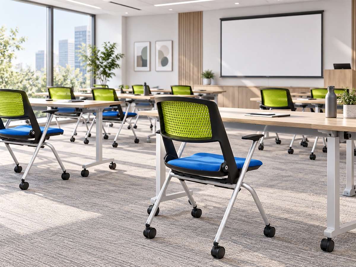 Ghế Training Hiện Đại Có Bánh Xe RPB-WC710