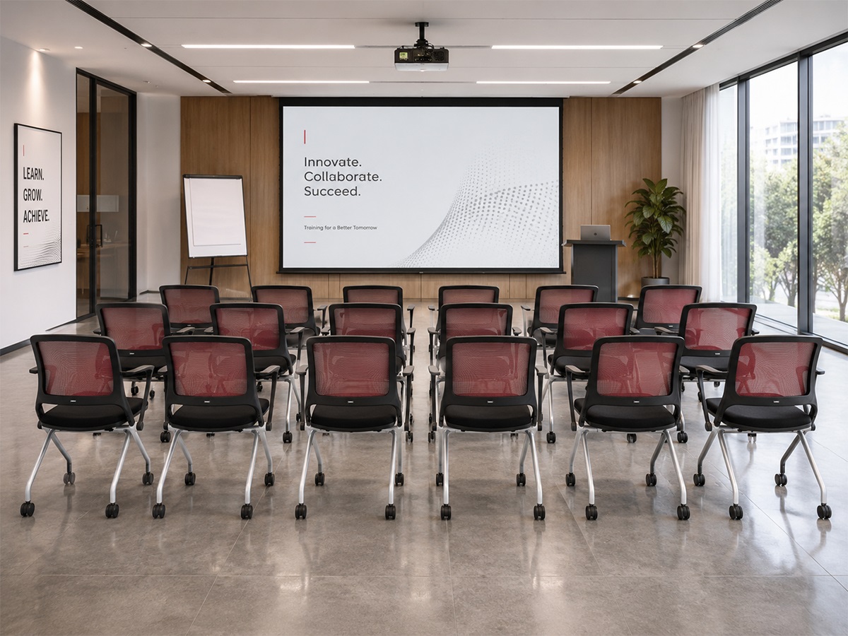 Ghế training hiện đại có tay vịn