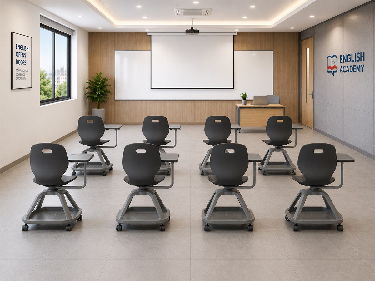 Ghế Training Liền Bàn Viết