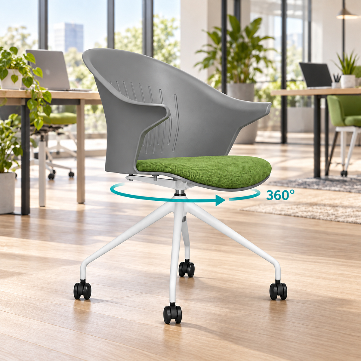 Ghế Làm Việc Hiện Đại Chân Xoay RPB-WC199