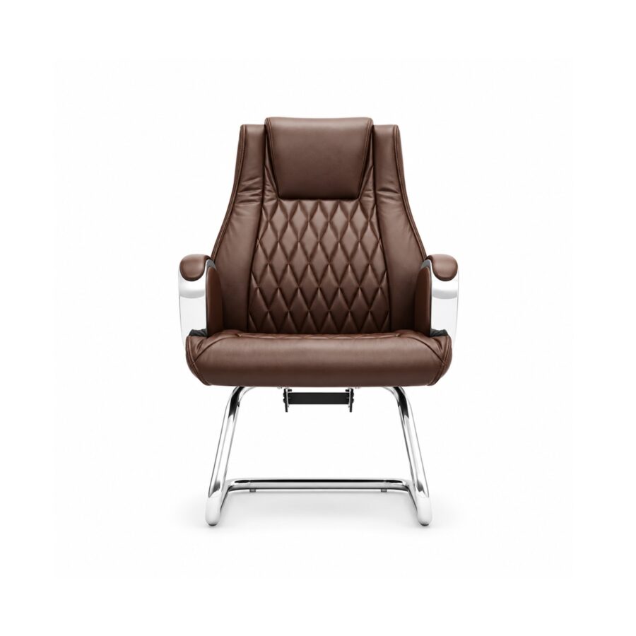 Ghế Phòng Họp Chân Quỳ Bọc Da Cao Cấp DF-WC1314