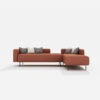 Sofa góc vải nỉ sang trọng