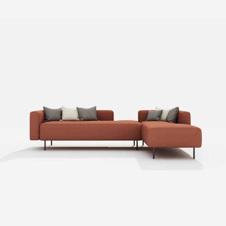 Sofa góc vải nỉ sang trọng