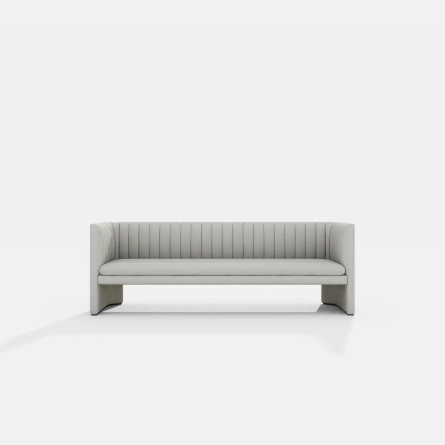 Sofa băng vải nỉ màu trung tính