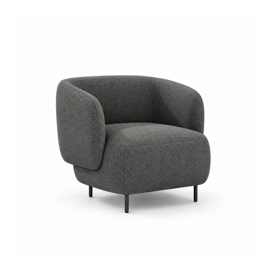 Ghế Armchair Nệm Vải Chân Sắt FM-WC804