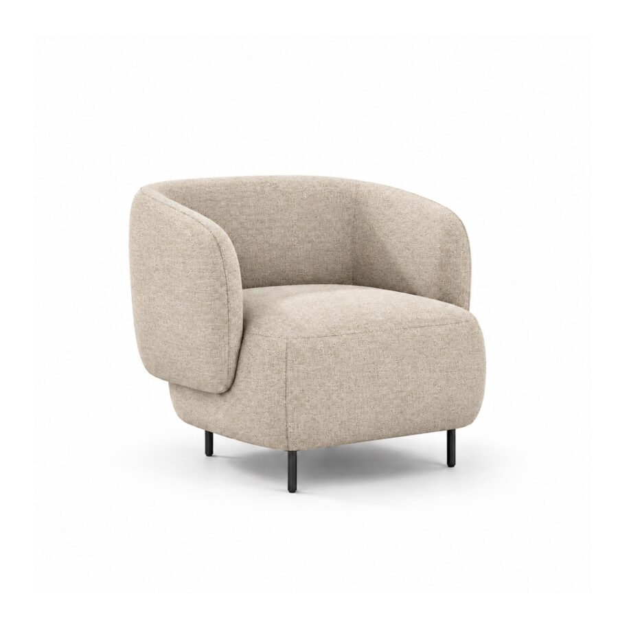 Ghế Armchair Nệm Vải Chân Sắt FM-WC804