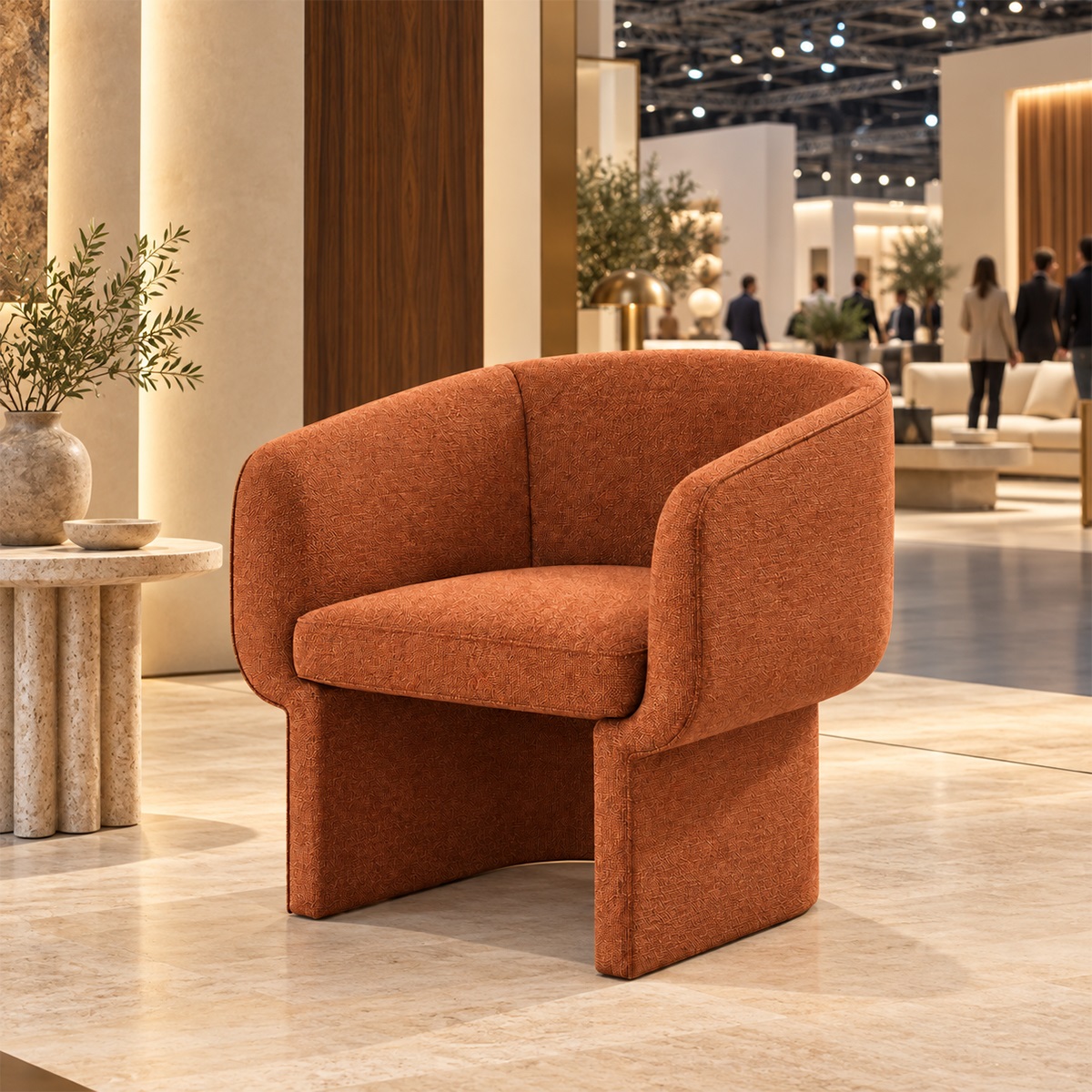 Ghế Armchair Nệm Vải Hiện Đại FM-WC812