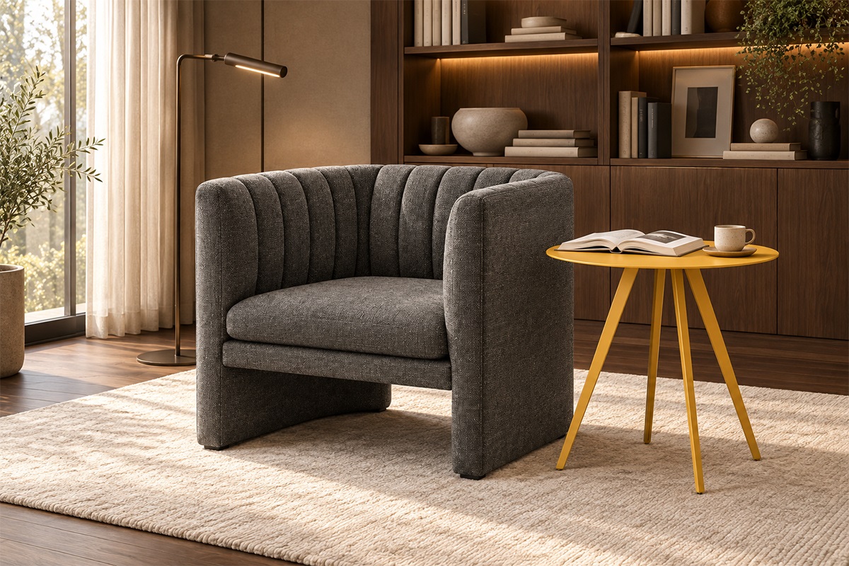 Ghế Armchair Nệm Vải Hiện Đại FM-WC843
