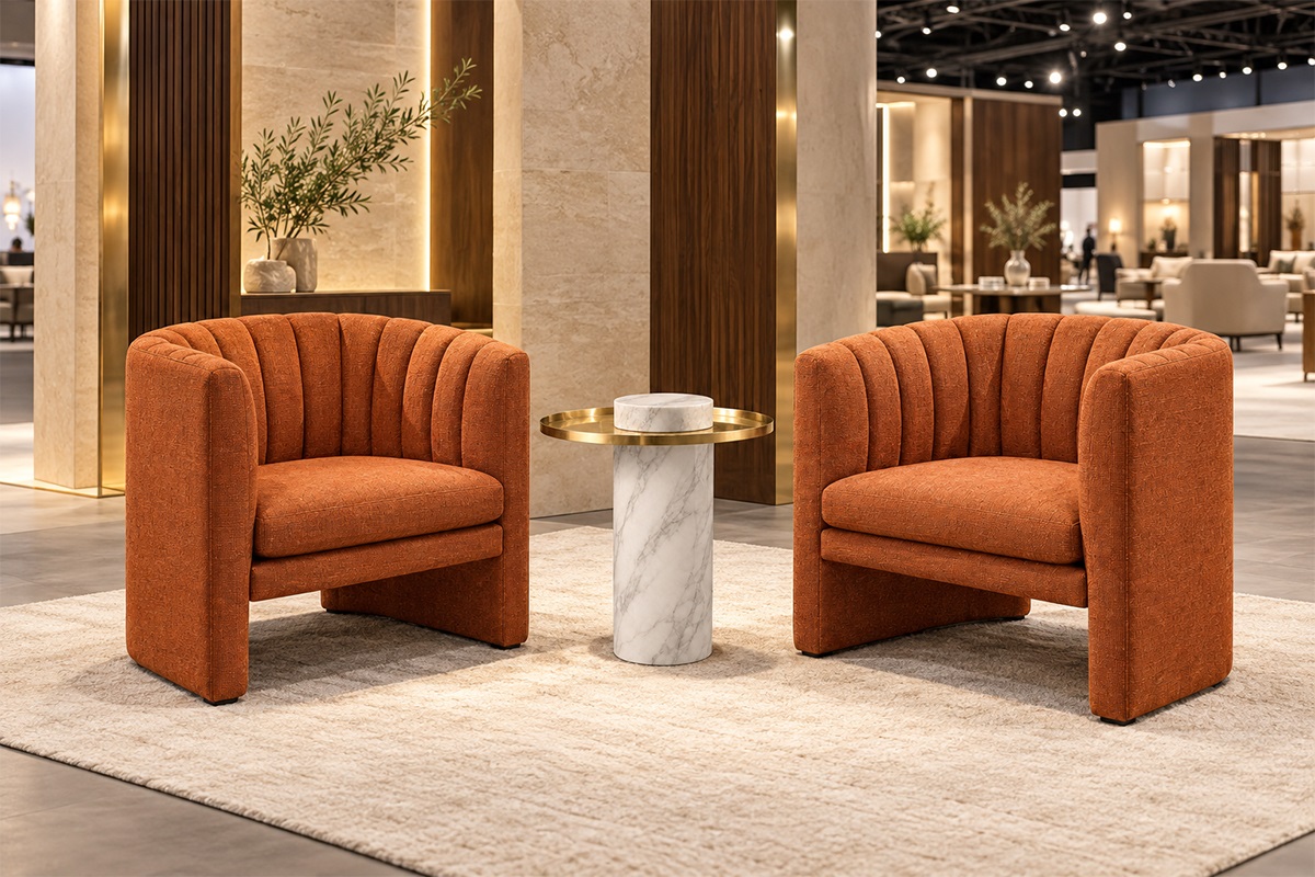 Ghế Armchair Nệm Vải Hiện Đại FM-WC843