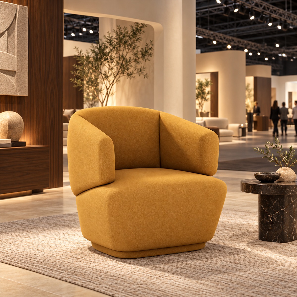 Ghế Sofa Đơn Nệm Vải Hiện Đại FM-WC753