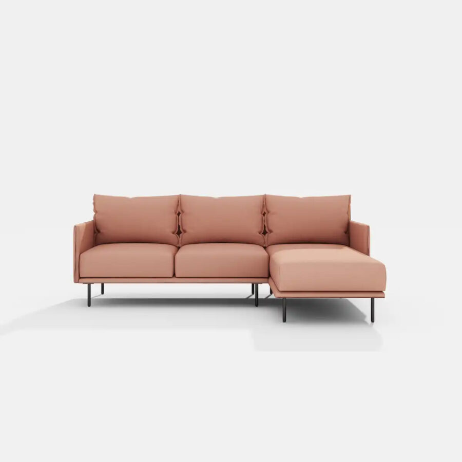 Sofa góc vải nỉ hiện đại