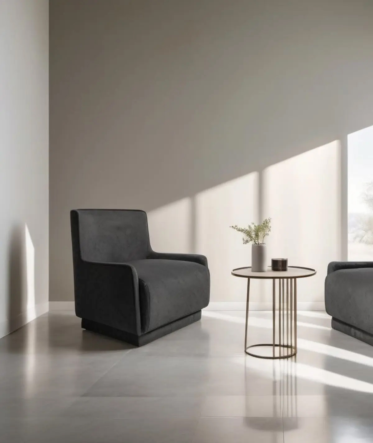 Ghế armchair hiện đại kiểu dáng tối giản