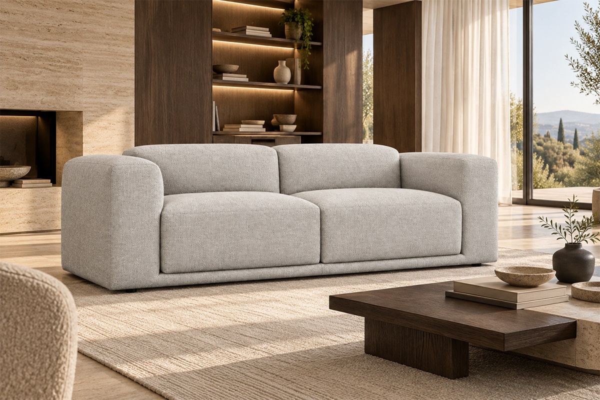 Sofa Băng 2 Chỗ Nệm Vải Hiện Đại FM-WC835