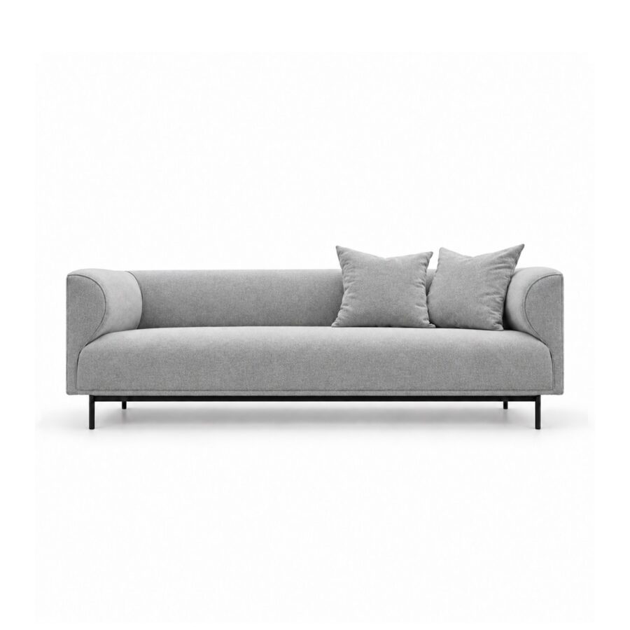 Sofa Băng Nệm Vải Chân Sắt Hiện Đại FM-WC939