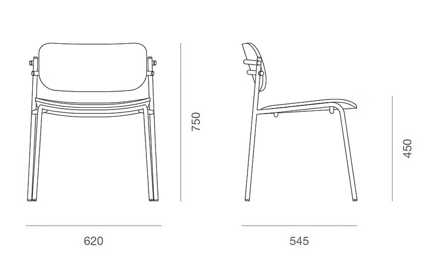 Kích thước ghế