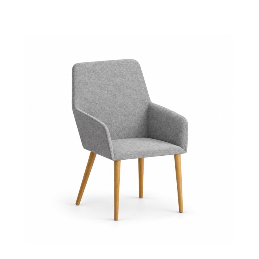 Ghế Ăn Nệm Vải Chân Gỗ Hiện Đại SG-WC988