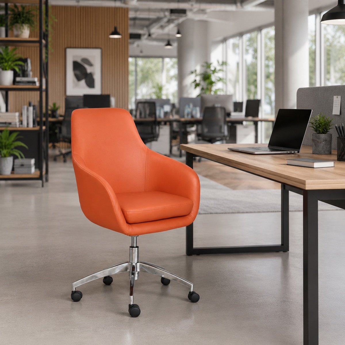 Ghế Làm Việc Nệm Da Hiện Đại Win Chair