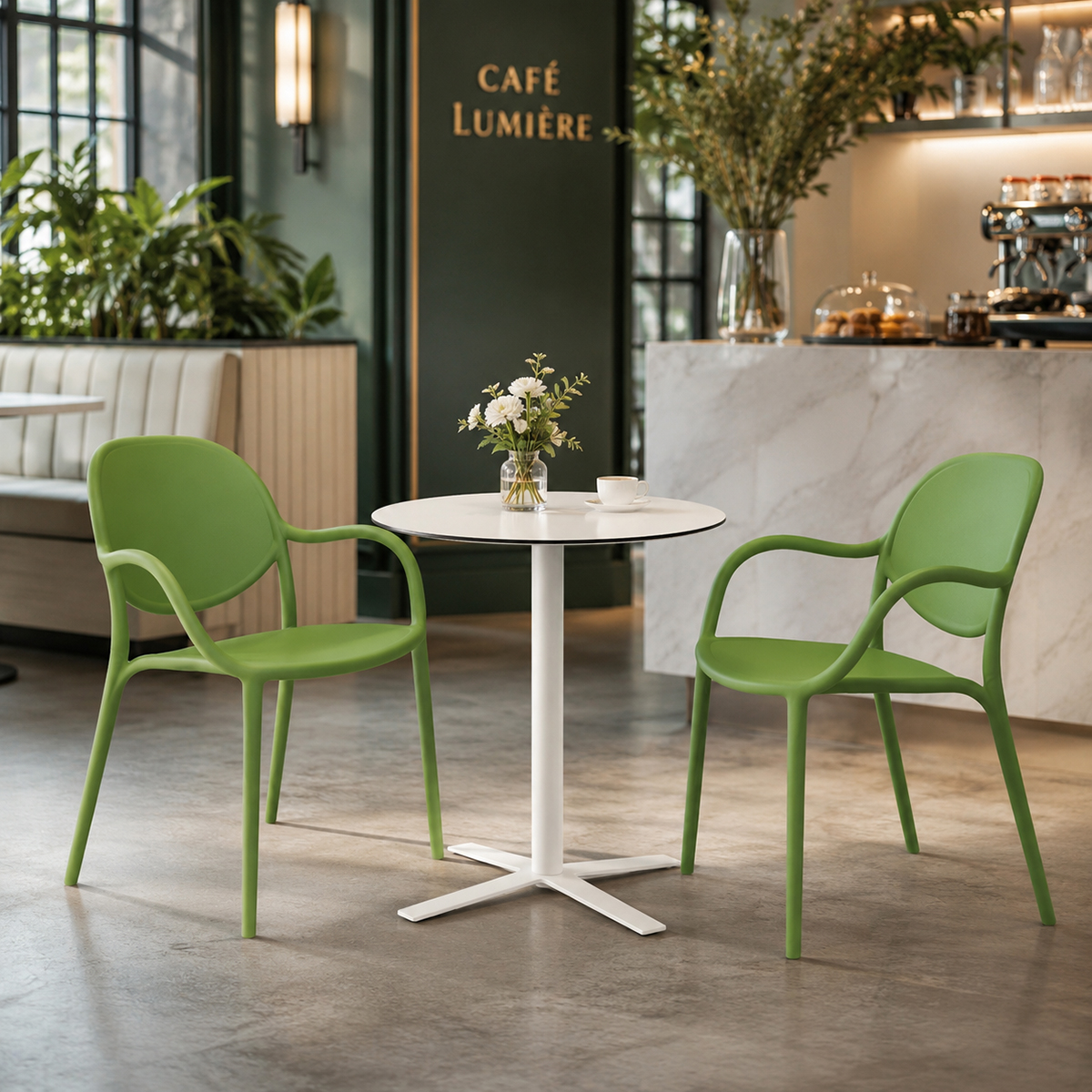 Bàn ghế cafe hiện đại