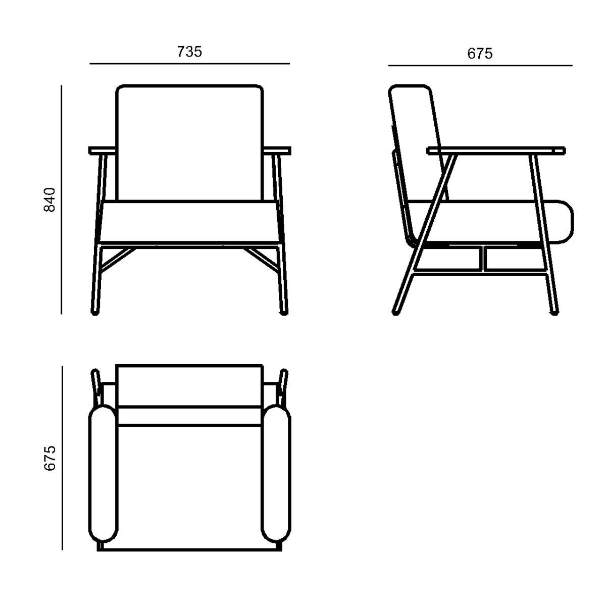 Ghế armchair phòng khách