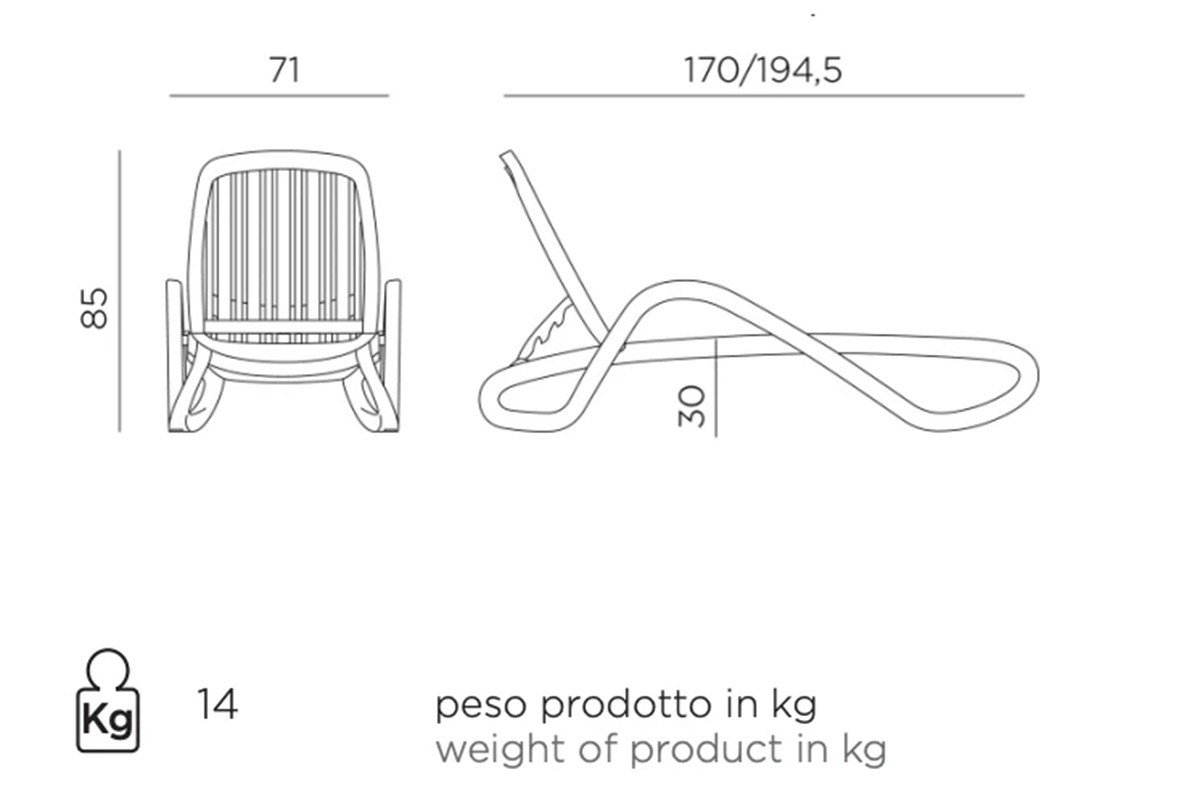 Ghế Tắm Nắng Ngoài Trời Eden Sunloungers