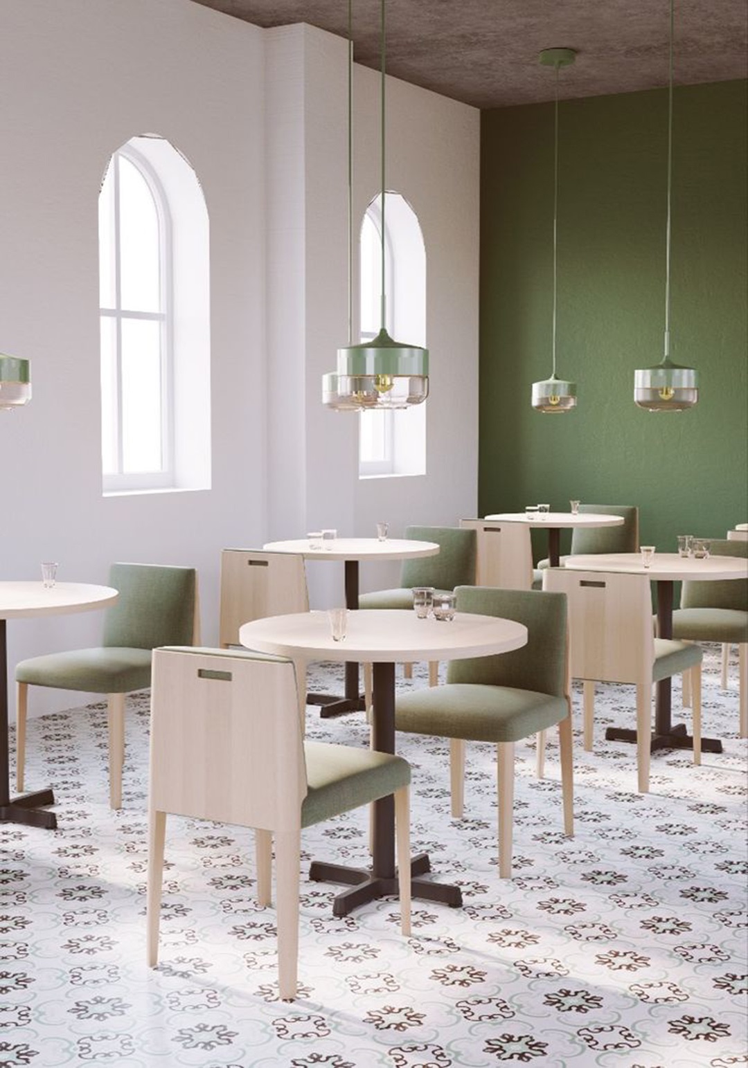 Ghế cafe gỗ