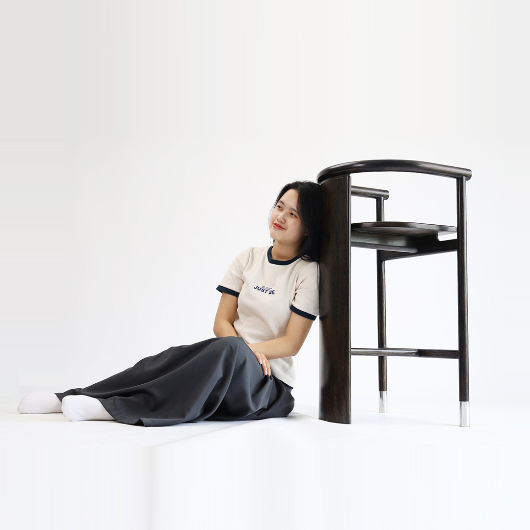 Ghế quầy bar gỗ tự nhiên