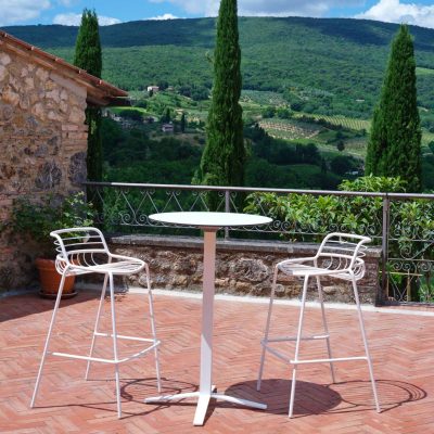 Ghế bar sắt ngoài trời