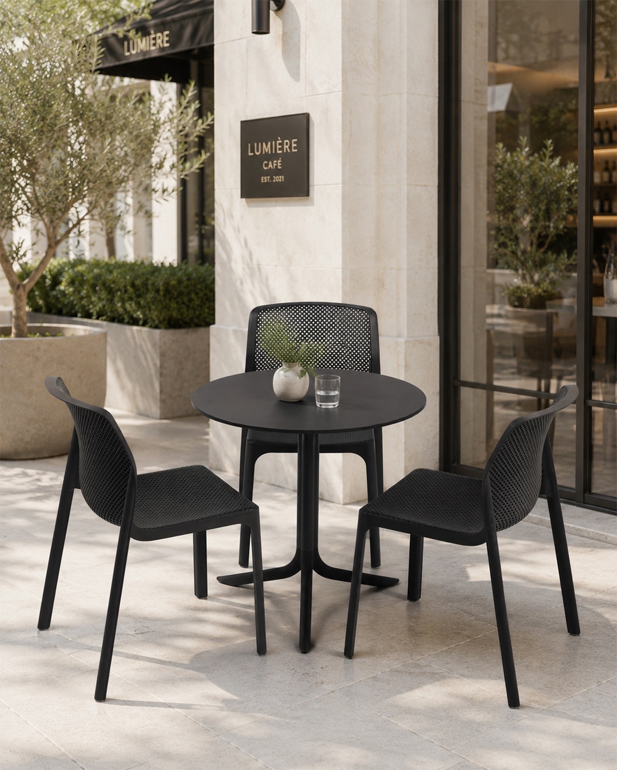 Bàn ghế cafe ngoài trời cao cấp