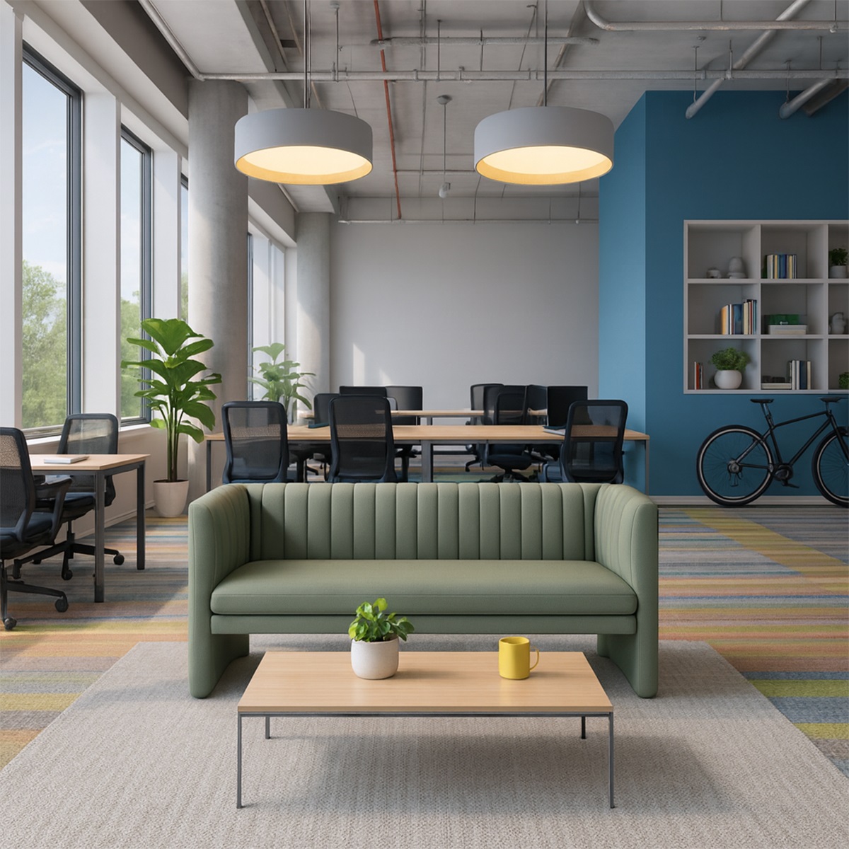 Bàn ghế sofa văn phòng