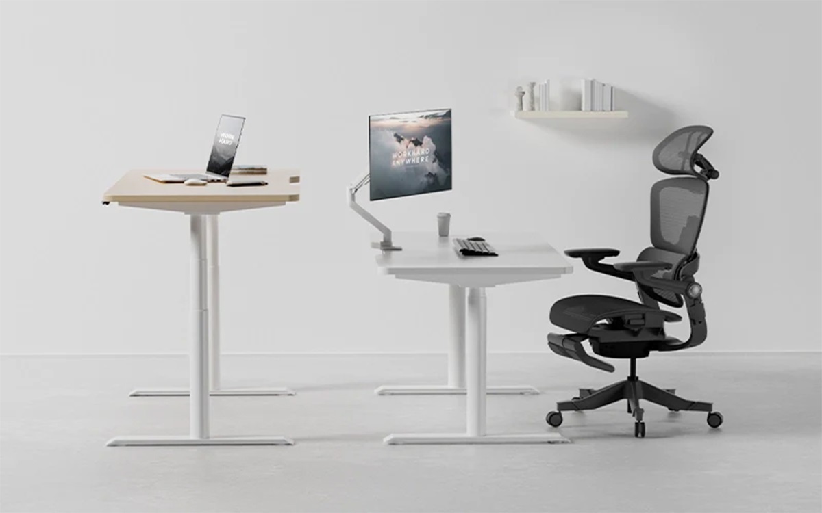 Bàn làm việc nâng hạ cao cấp