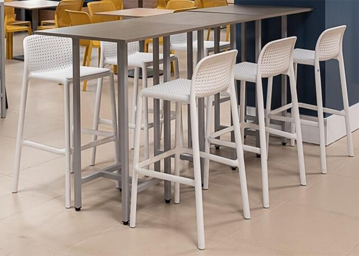 Ghế bar cafe ngoài trời nhựa đúc cao cấp Ghế bar cafe ngoài trời nhựa đúc cao cấp