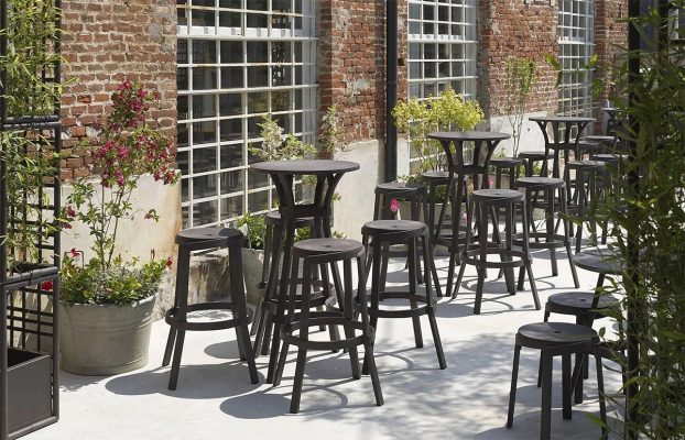 Ghế Bar Cafe Xếp Chồng