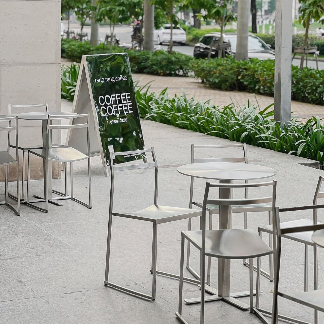 Ghế cafe inox