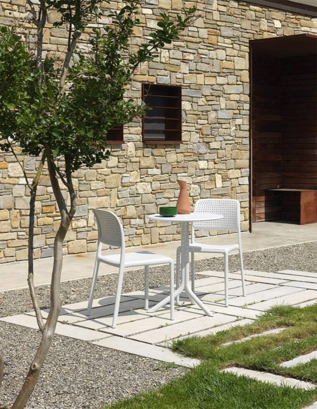 Ghế cafe ngoài trời nhựa đúc cao cấp