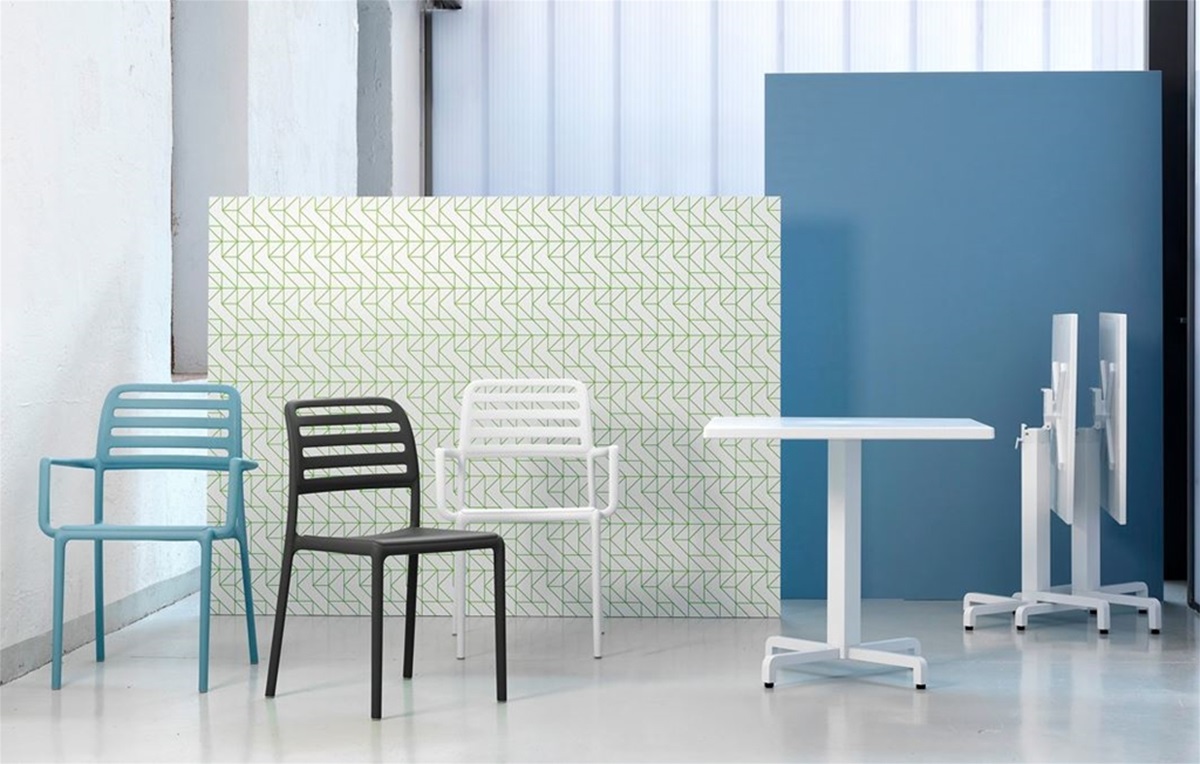 Ghế Cafe Sân Vườn Nhựa Đúc Cao Cấp