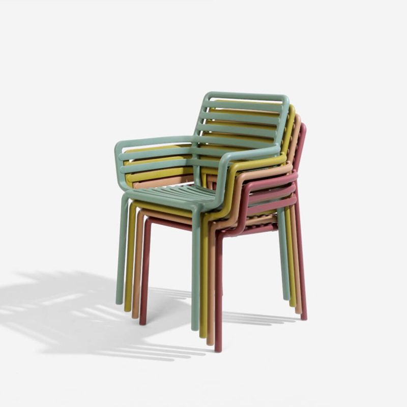 Ghế cafe nhựa xếp chồng