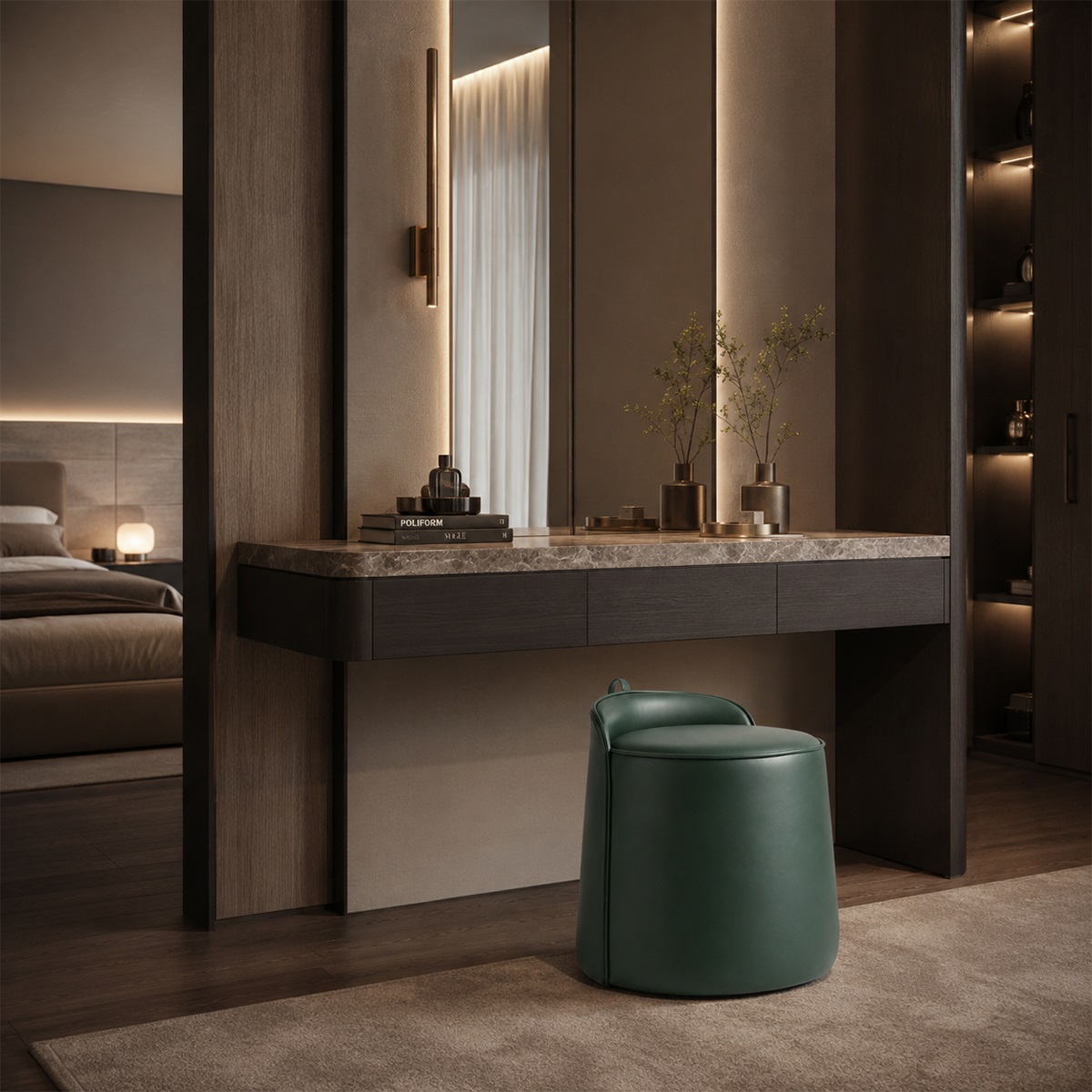 Ghế bàn trang điểm cao cấp