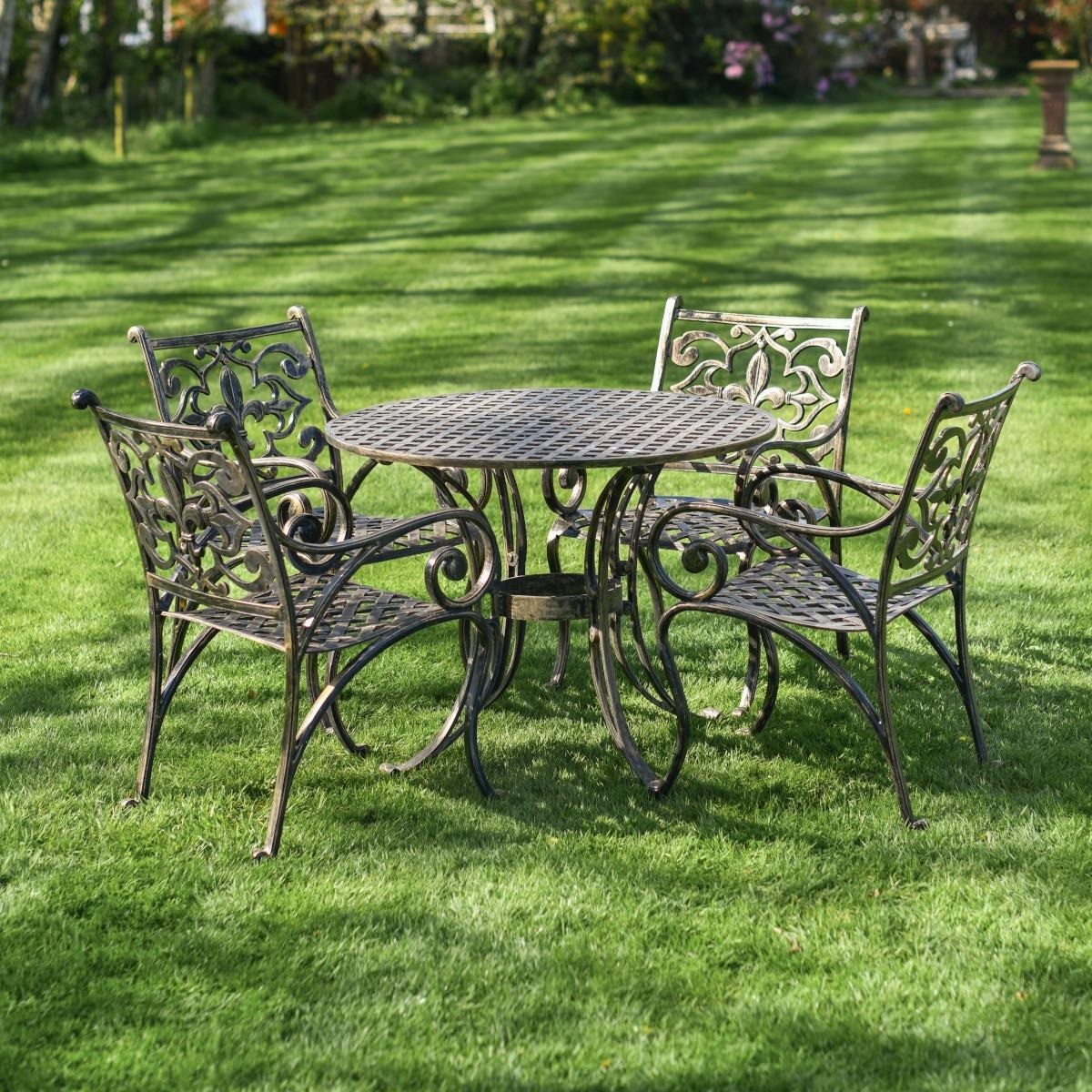 Ghế nhôm đúc ngoài trời