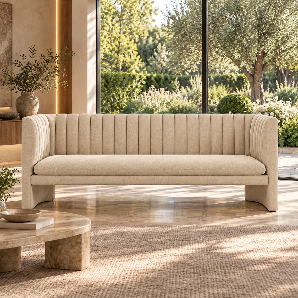 Sofa Băng Vải Nỉ Hiện Đại FM-WC842