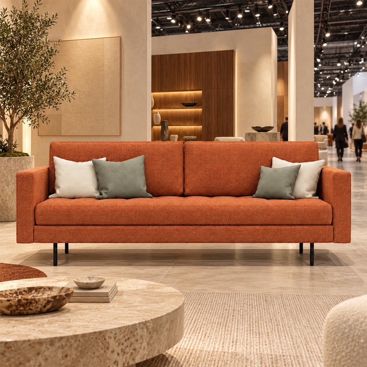 Sofa Băng Vải Nỉ Hiện Đại FM-WC906