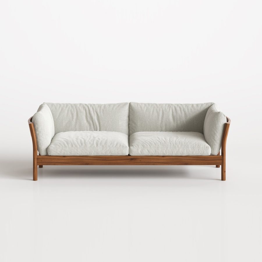 Sofa gỗ nệm phòng khách