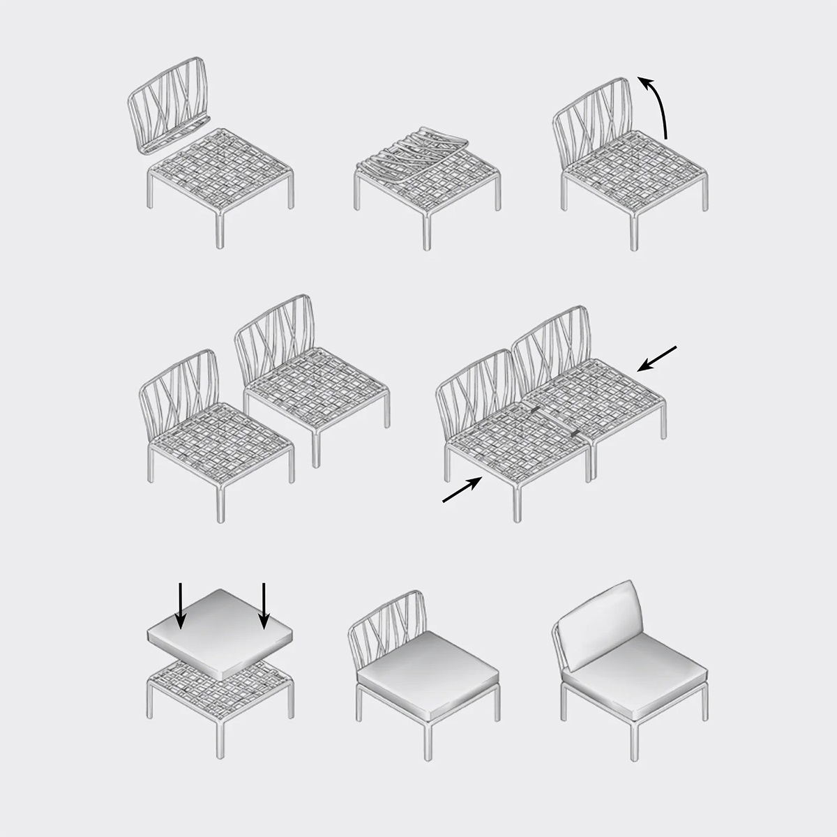 Sofa ngoài trời cao cấp