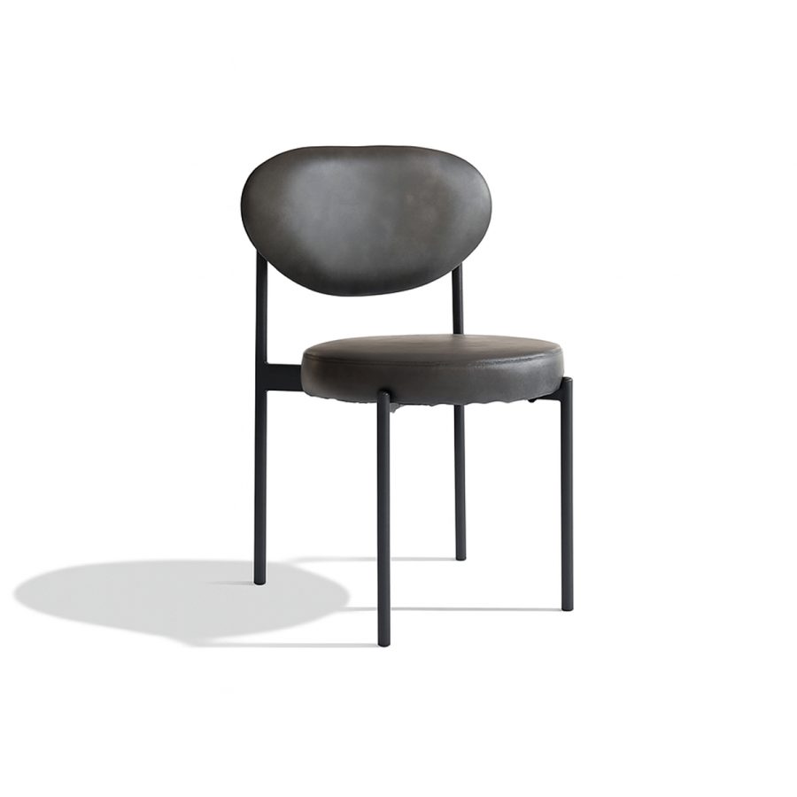 Thanh lý ghế ăn nệm da chân sắt