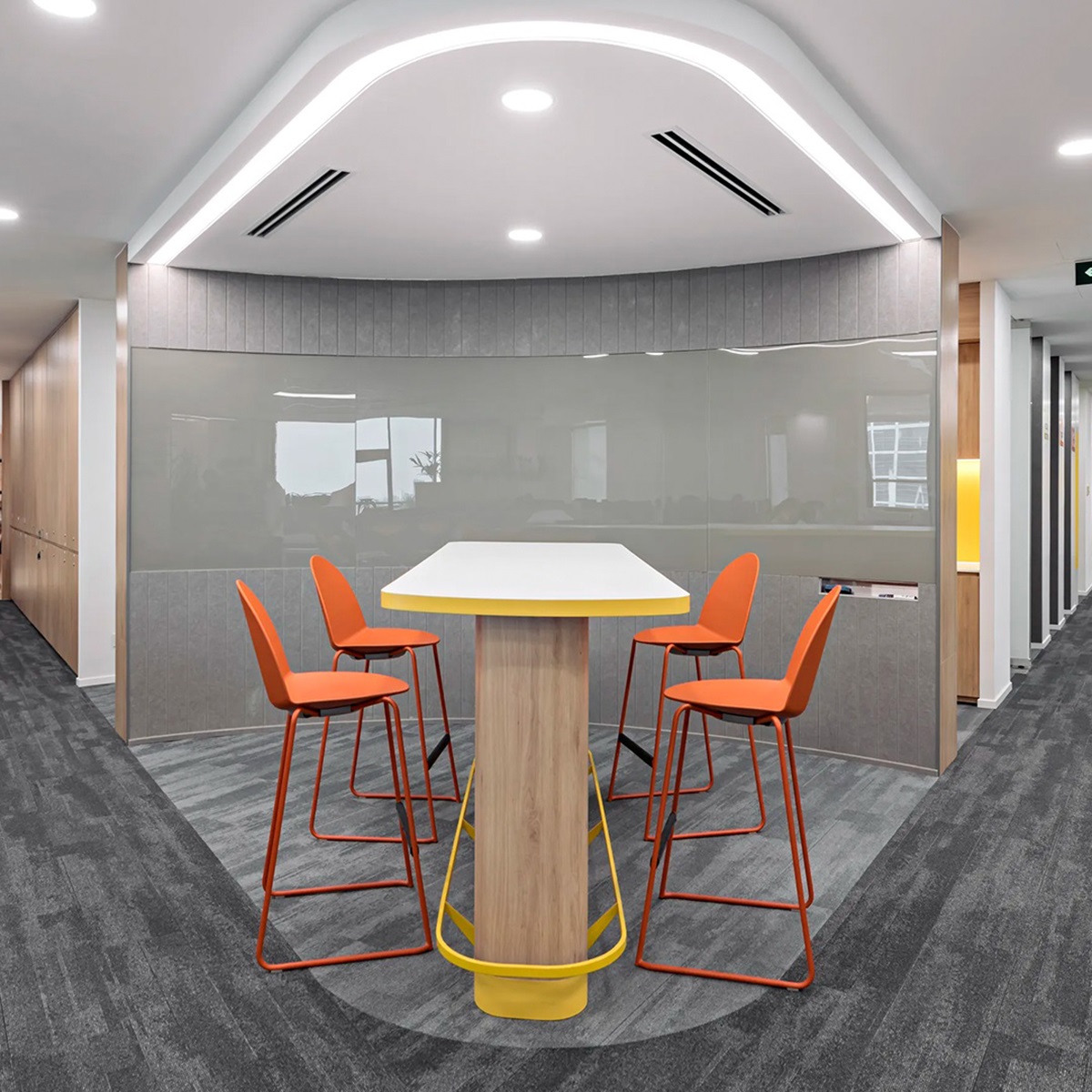 Bàn ghế bar pantry văn phòng