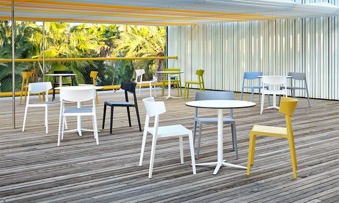 Bàn ghế cafe hiện đại