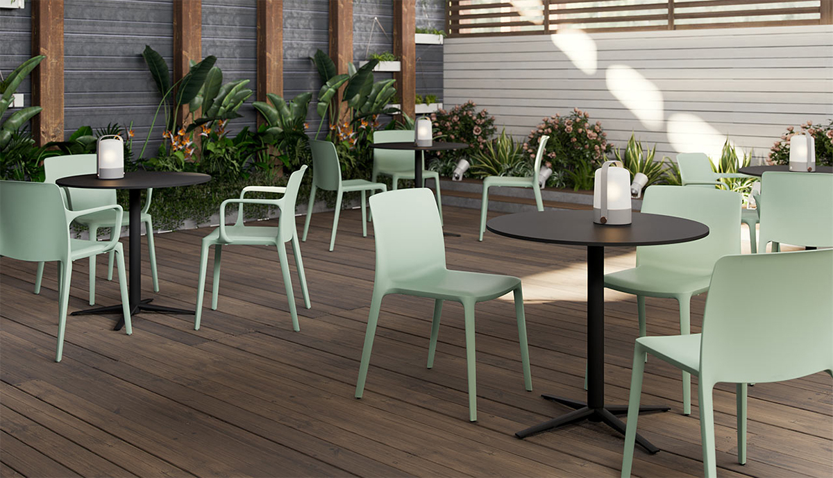 Bàn ghế cafe hiện đại