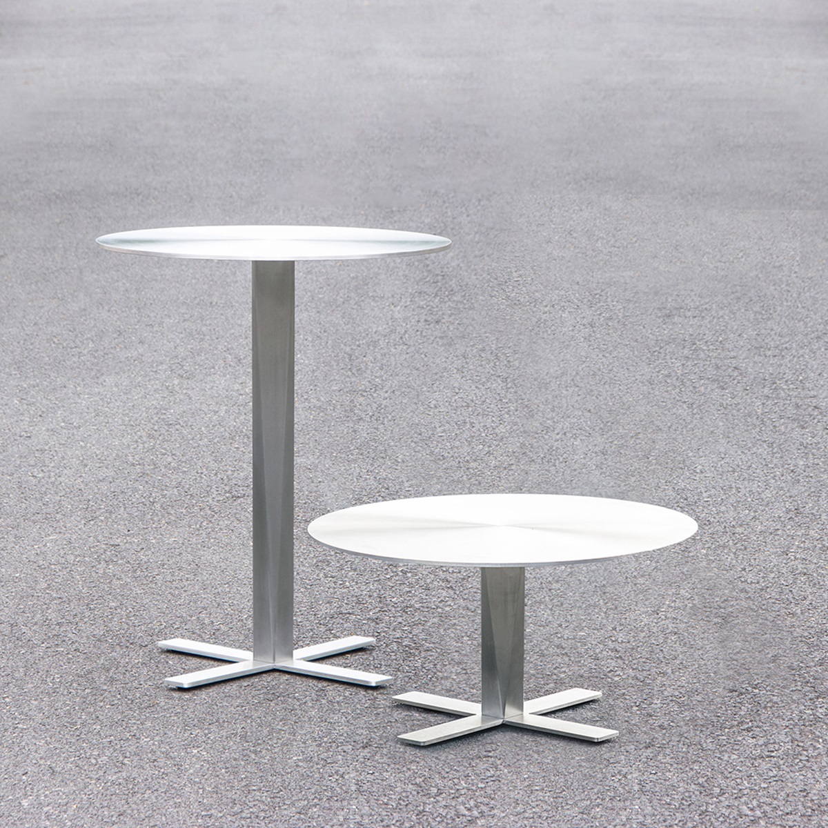 Bàn ghế cafe inox