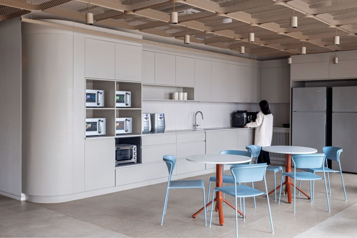 Bàn ghế pantry văn phòng cao cấp